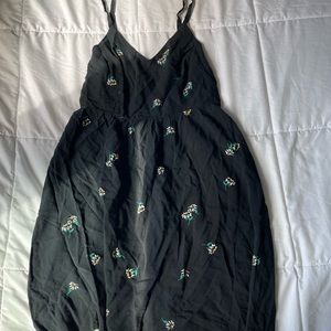 Black Foral Dress!🧚‍♀️